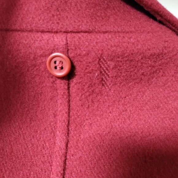 Talbots VTG Gloverall English Country Side Wool Duffle Coat Barbiecore Womens 10 - Picture 7 of 15